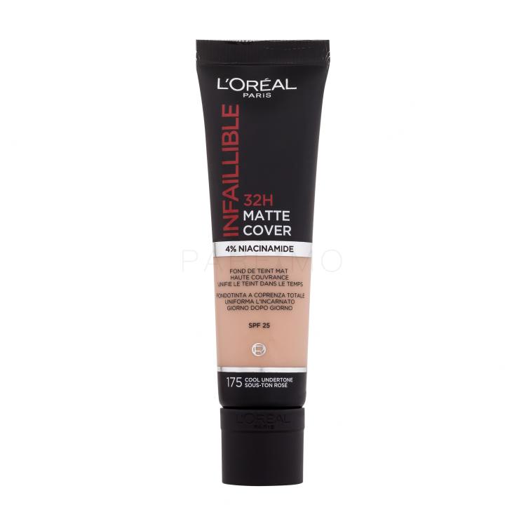 L'Oréal Paris Infaillible 32H Matte Cover SPF25 Alapozó nőknek 30 ml Változat 175