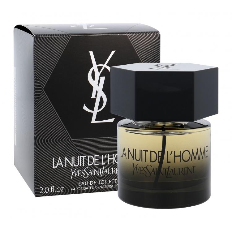 Yves Saint Laurent La Nuit De L&#039;Homme Eau de Toilette férfiaknak 60 ml