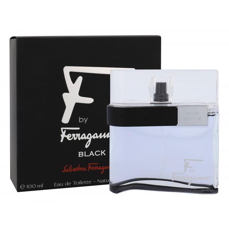 Ferragamo F by Ferragamo Black Eau de Toilette férfiaknak 100 ml