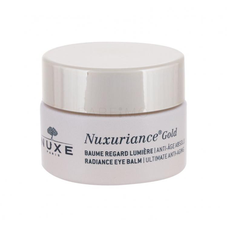 NUXE Nuxuriance Gold Radiance Eye Balm Szemkörnyékápoló gél nőknek 15 ml