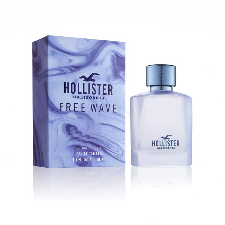 Hollister Free Wave Eau de Toilette férfiaknak 50 ml