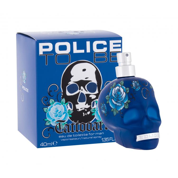 Police To Be Tattooart Eau de Toilette férfiaknak 40 ml