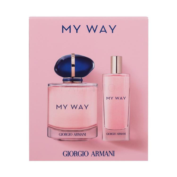 Giorgio Armani My Way Ajándékcsomagok Eau de Parfum 90 ml + Eau de Parfum 15 ml
