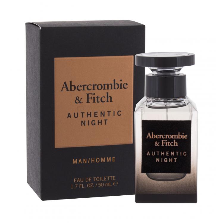 Abercrombie &amp; Fitch Authentic Night Eau de Toilette férfiaknak 50 ml