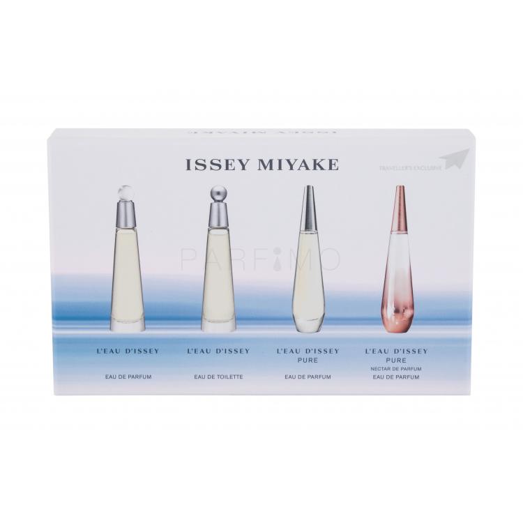 Issey Miyake L´Eau D´Issey Ajándékcsomagok L´Eau D´Issey Eau de Toilette 3,5 ml + L´Eau D´Issey Pure Nectar de Parfum Eau de Parfum 3,5 ml + L´Eau D´Issey Pure Eau de Parfum 3,5 ml + L´Eau D´Issey Eau de Parfum 3,5 ml