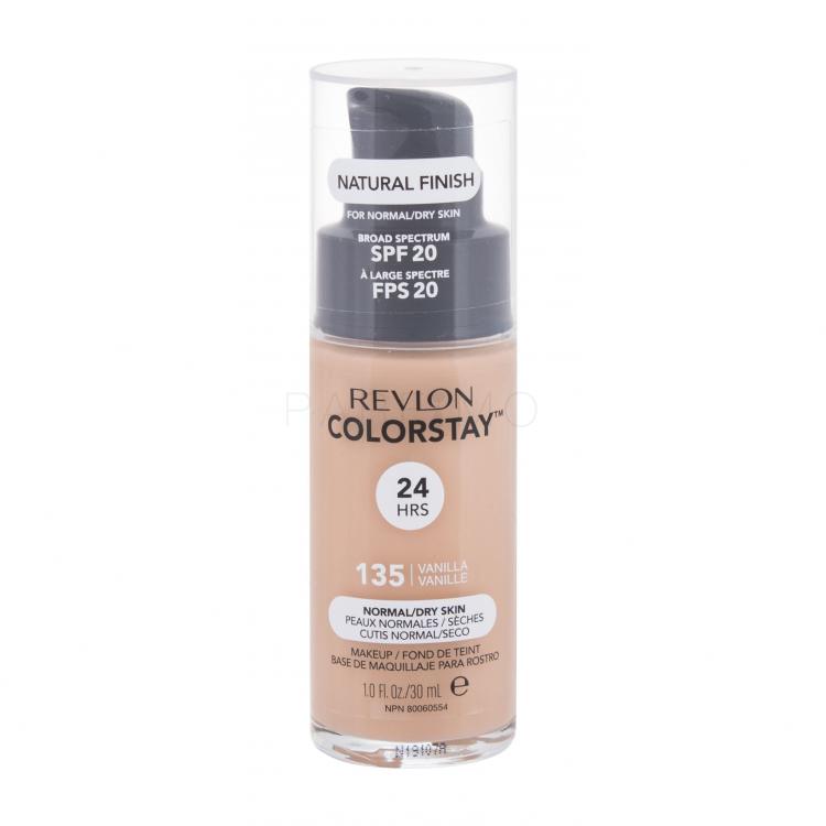 Revlon Colorstay Normal Dry Skin SPF20 Alapozó nőknek 30 ml Változat 135 Vanilla