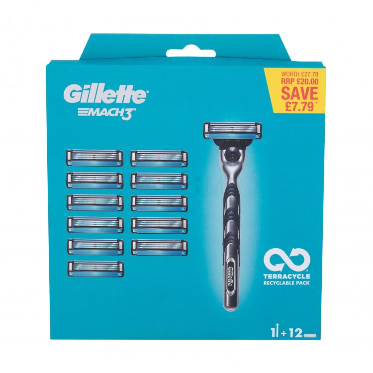 Gillette Mach3 Borotva férfiaknak Szett