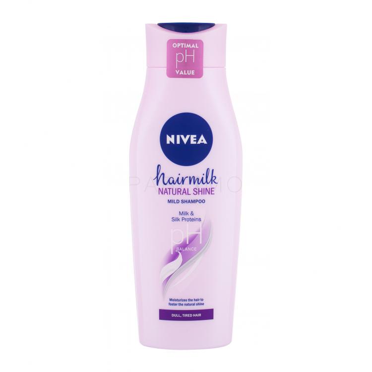 Nivea Hair Milk Shine Sampon nőknek 400 ml