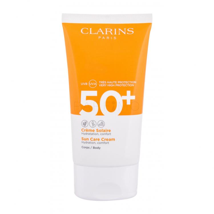 Clarins Sun Care Cream SPF50+ Fényvédő készítmény testre nőknek 150 ml teszter