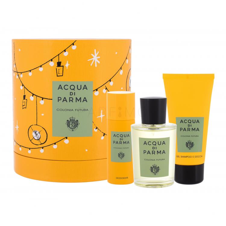 Acqua di Parma Colonia Futura Ajándékcsomagok Eau de Cologne 100 ml + tusfürdő 75 ml + dezodor 50 ml