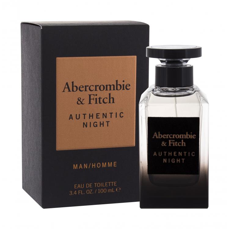 Abercrombie & Fitch Authentic Night Eau de Toilette férfiaknak 100 ml