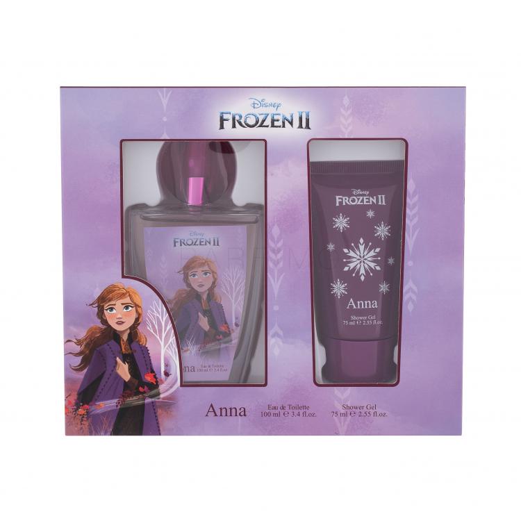 Disney Frozen II Anna Ajándékcsomagok Eau de Toilette 100 ml + tusfürdő 75 ml
