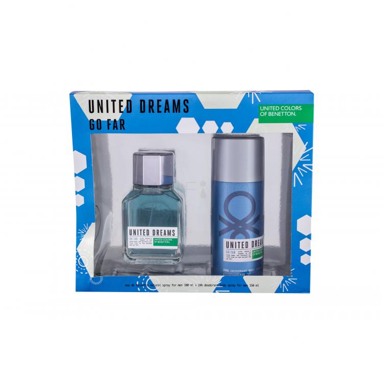Benetton United Dreams Go Far Ajándékcsomagok Eau de Toilette 100 ml + dezodor 150 ml