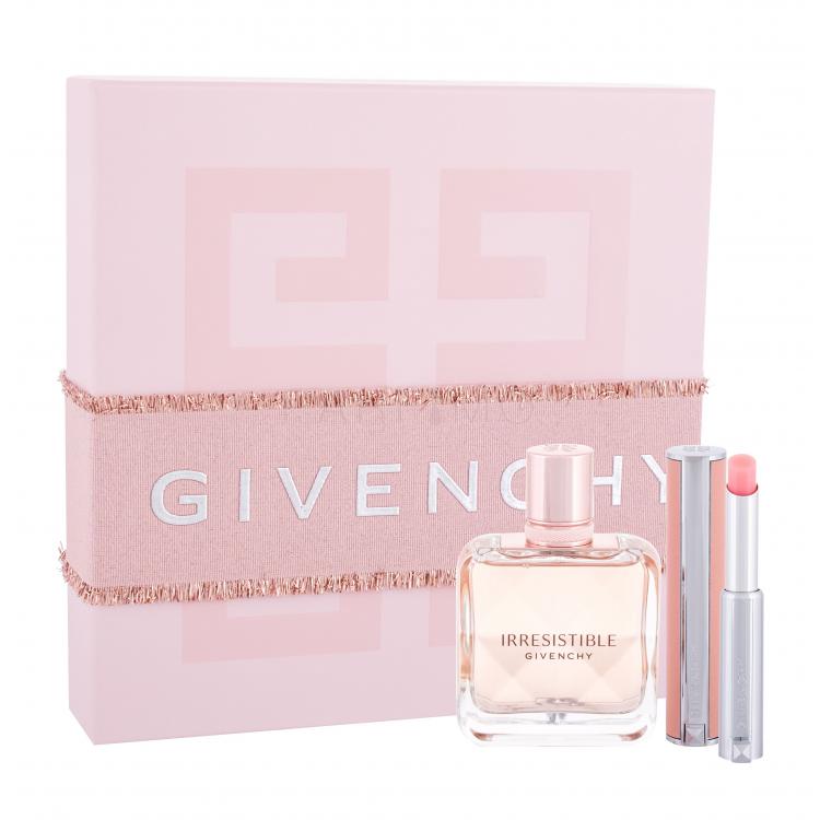 Givenchy Irresistible Ajándékcsomagok Eau de Parfum 50 ml + Le Rose Perfecto ajakbalzsam 2,2 g 01 Perfect Pink