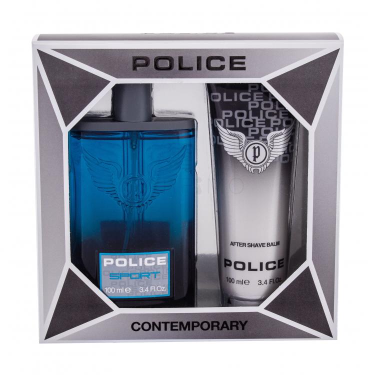 Police Sport Ajándékcsomagok Eau de Toilette 100 ml + borotválkozás utáni balzsam 100 ml