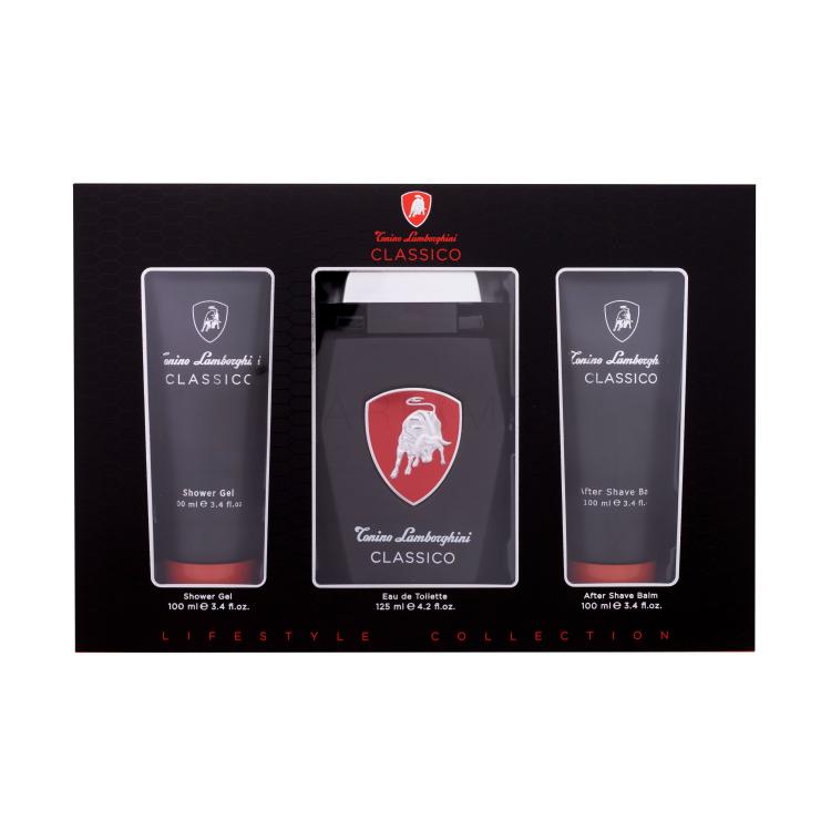 Lamborghini Classico Ajándékcsomagok Eau de Toilette 125 ml + tusfürdő 100 ml + borotválkozás utáni balzsam 100 ml