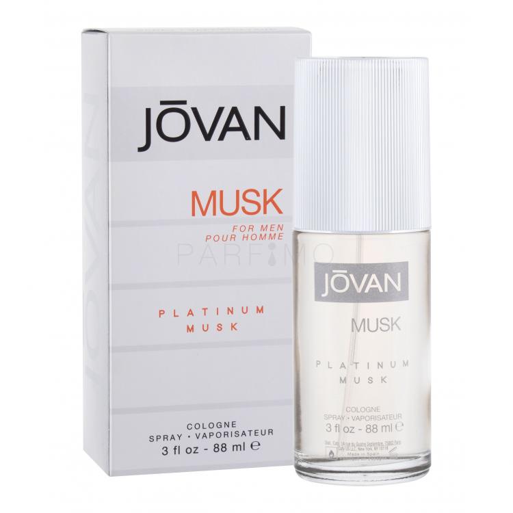 Jövan Musk Platinum Musk Eau de Cologne férfiaknak 88 ml