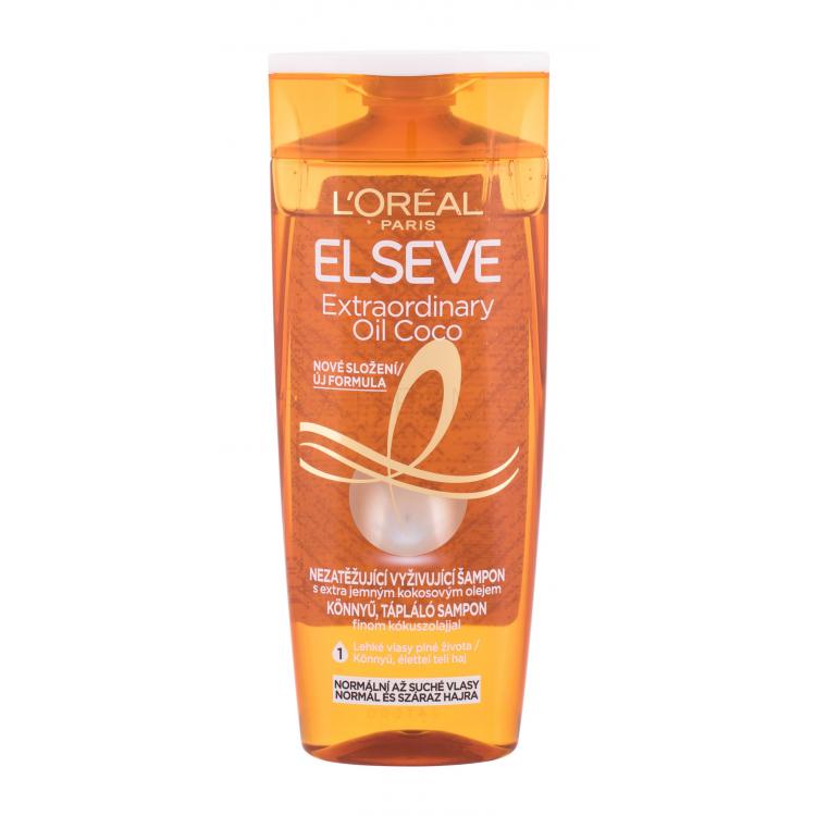 L&#039;Oréal Paris Elseve Extraordinary Oil Coco Weightless Nourishing Shampoo Sampon nőknek 250 ml