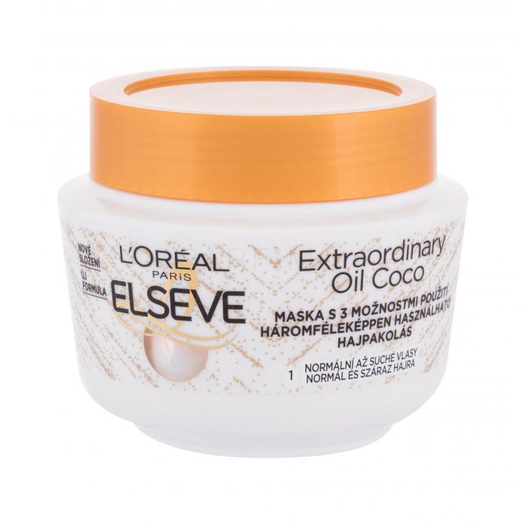 L&#039;Oréal Paris Elseve Extraordinary Oil Coconut Hair Mask Hajpakolás nőknek 300 ml
