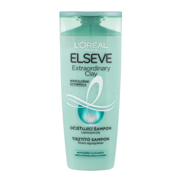 L&#039;Oréal Paris Elseve Extraordinary Clay Rebalancing Shampoo Sampon nőknek 250 ml