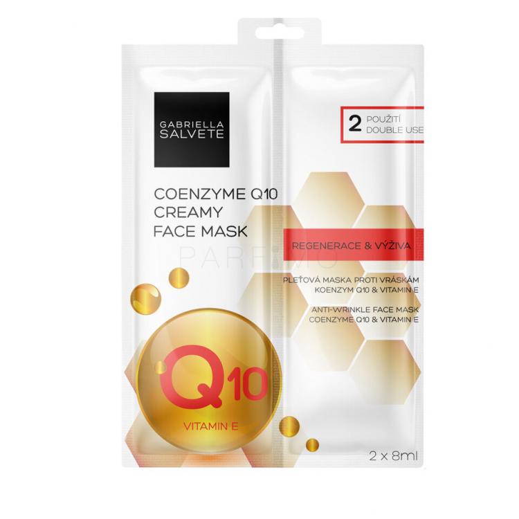 Gabriella Salvete Creamy Face Mask Arcmaszk nőknek 16 ml Változat Coenzyme Q10