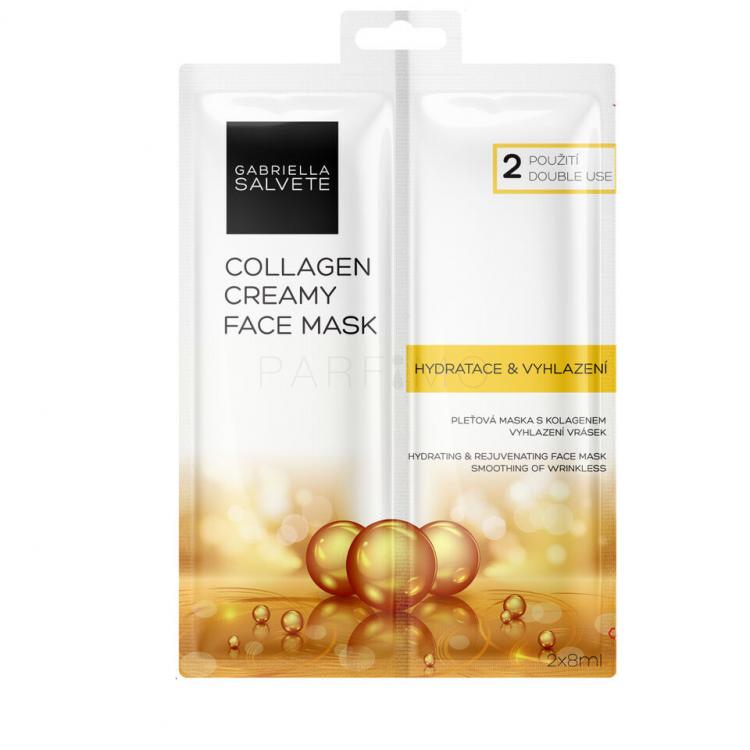 Gabriella Salvete Creamy Face Mask Arcmaszk nőknek 16 ml Változat Collagen
