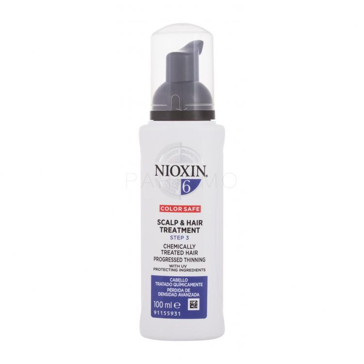 Nioxin System 6 Scalp &amp; Hair Treatment Öblítést nem igénylő hajápoló nőknek 100 ml