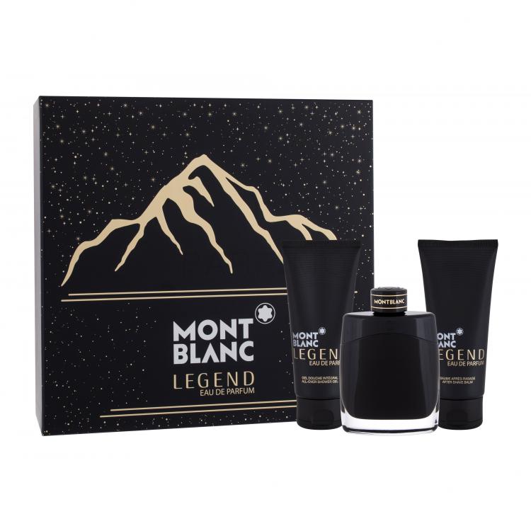 Montblanc Legend Ajándékcsomagok Eau de Parfum 100 ml + borotválkozás utáni balzsam 100 ml + tusfürdő 100 ml