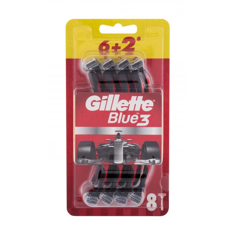 Gillette Blue3 Red Borotva férfiaknak 8 db