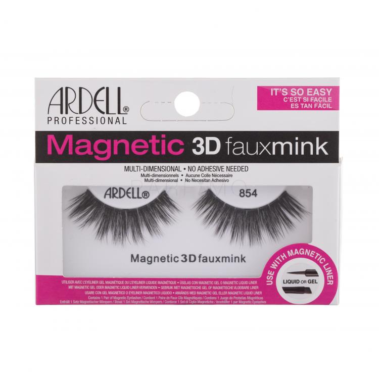 Ardell Magnetic 3D Faux Mink 854 Műszempilla nőknek 1 db Változat Black