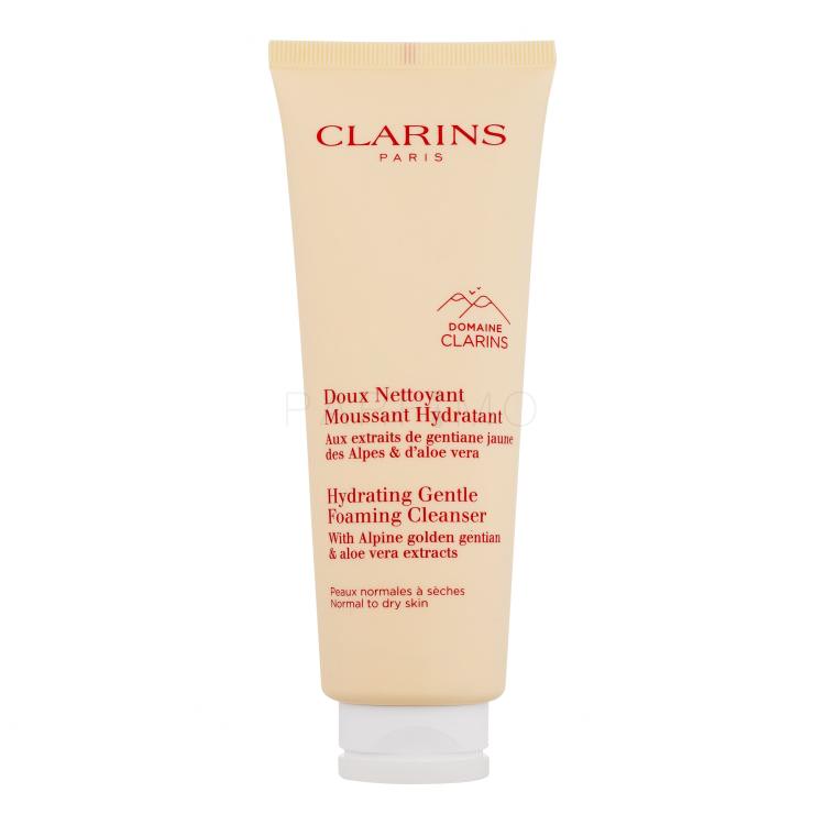 Clarins Hydrating Gentle Foaming Cleanser Bőrtisztító krém nőknek 125 ml