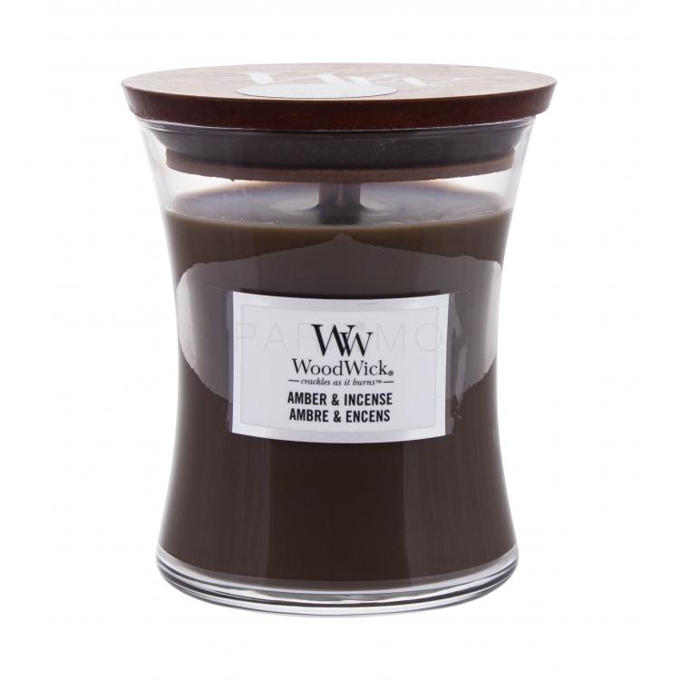 WoodWick Amber &amp; Incense Illatgyertya 275 g