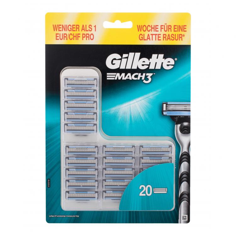 Gillette Mach3 Borotvabetét férfiaknak 20 db