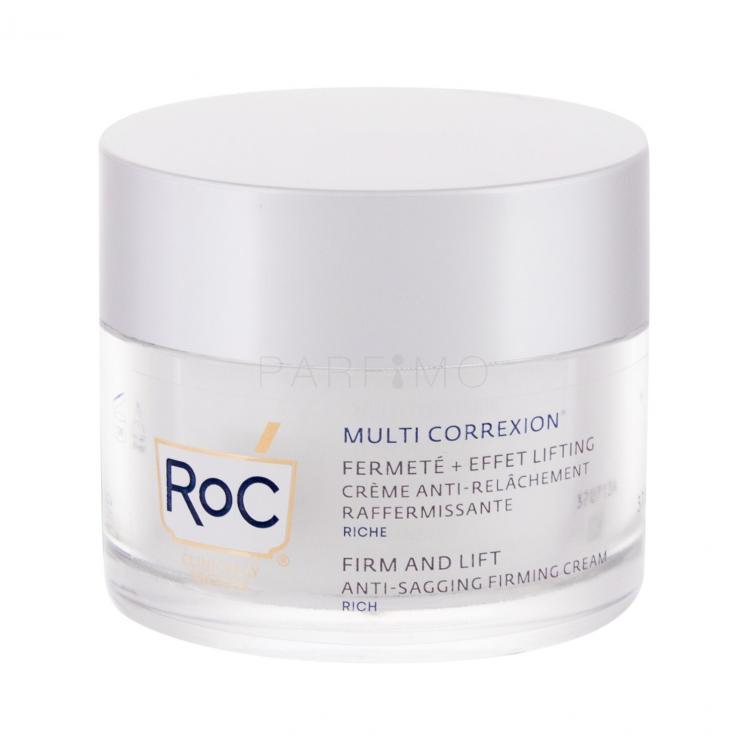 RoC Multi Correxion Firm And Lift Anti-Sagging Firming Cream Rich Nappali arckrém nőknek 50 ml