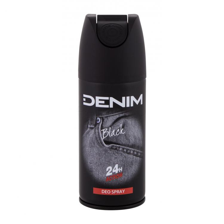 Denim Black 24H Dezodor férfiaknak 150 ml