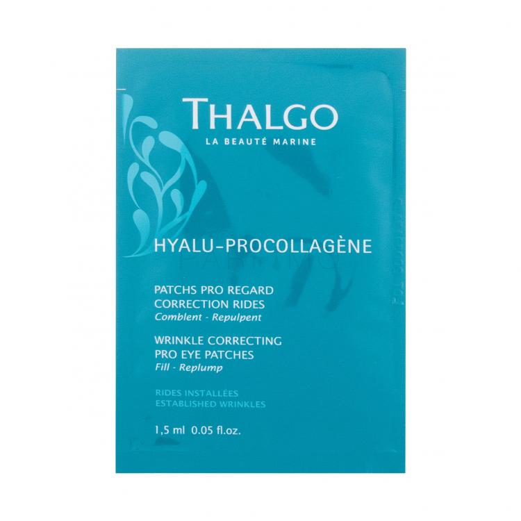 Thalgo Hyalu-Procollagéne Wrinkle Correcting Pro Eye Patches Szemkörnyékápoló gél nőknek 8 db