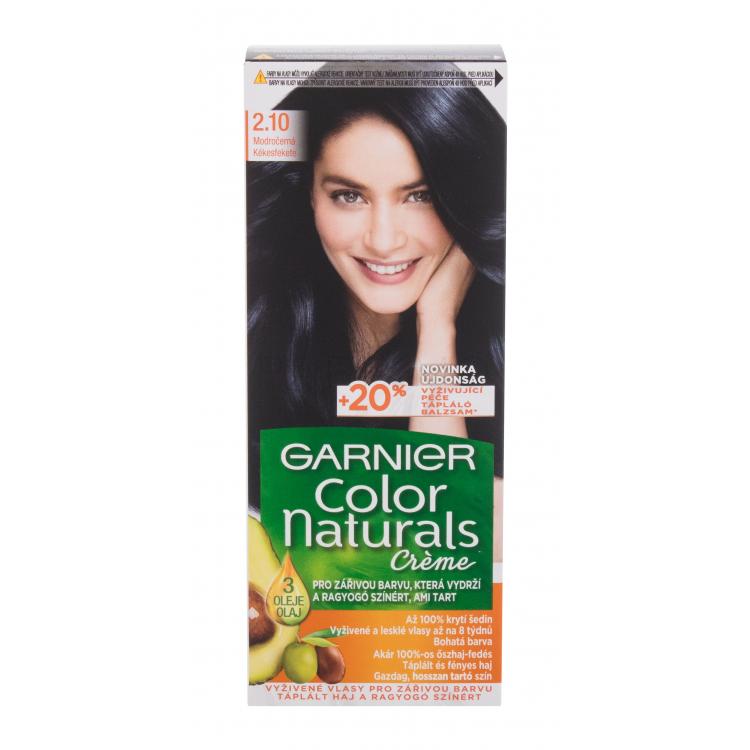Garnier Color Naturals Créme Hajfesték nőknek 40 ml Változat 2,10 Blueberry Black