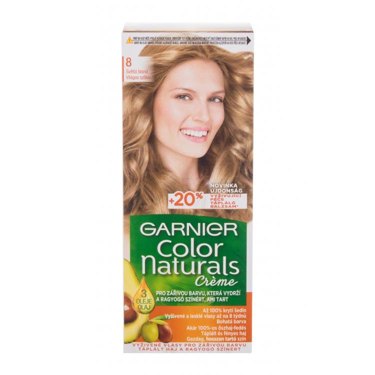 Garnier Color Naturals Créme Hajfesték nőknek 40 ml Változat 8 Deep Medium Blond