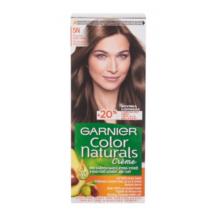 Garnier Color Naturals Créme Hajfesték nőknek 40 ml Változat 5N Nude Light Brown