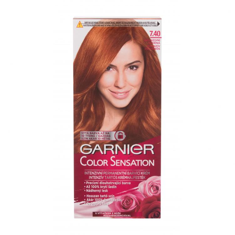 Garnier Color Sensation Hajfesték nőknek 40 ml Változat 7,40 Intense Amber