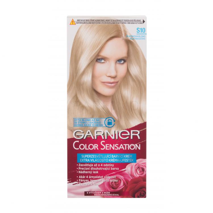 Garnier Color Sensation Hajfesték nőknek 40 ml Változat S10 Silver Blonde