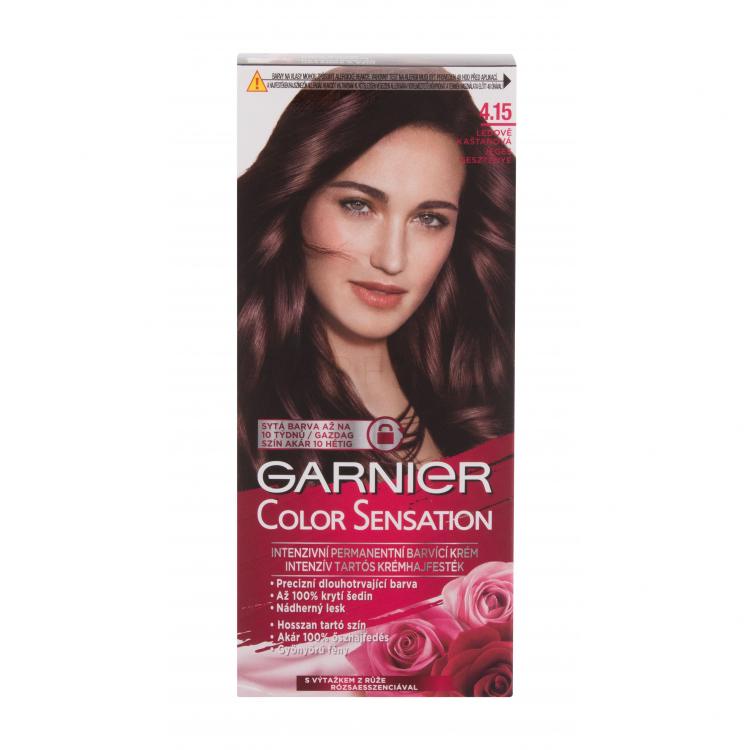Garnier Color Sensation Hajfesték nőknek 40 ml Változat 4,15 Icy Chestnut