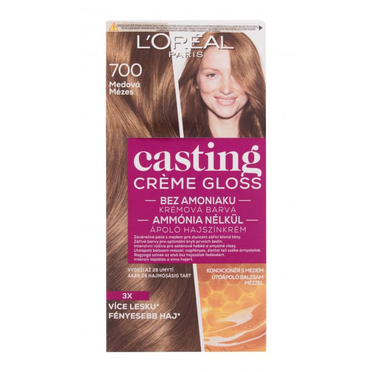 L&#039;Oréal Paris Casting Creme Gloss Hajfesték nőknek 48 ml Változat 700 Honey
