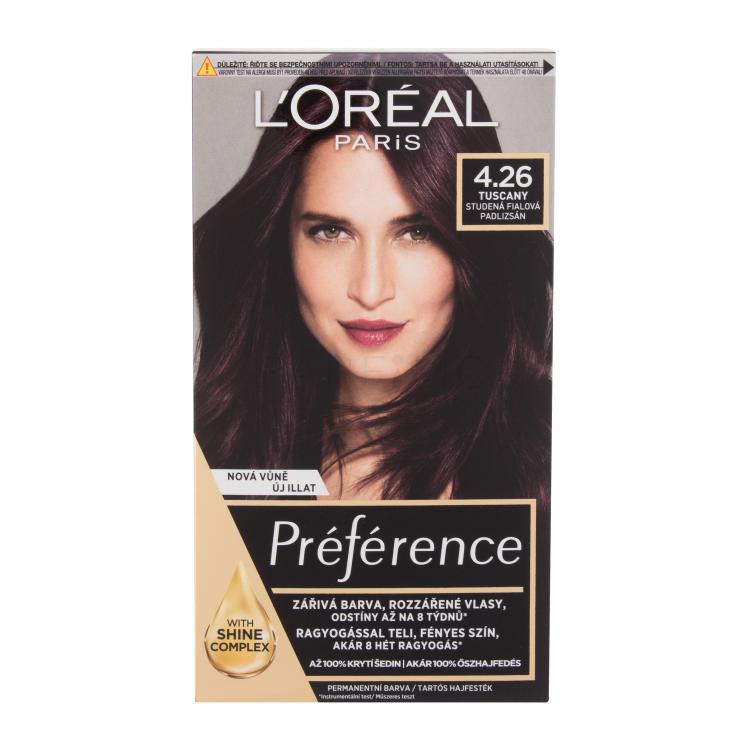 L&#039;Oréal Paris Préférence Hajfesték nőknek 60 ml Változat 4,26 Tuscany