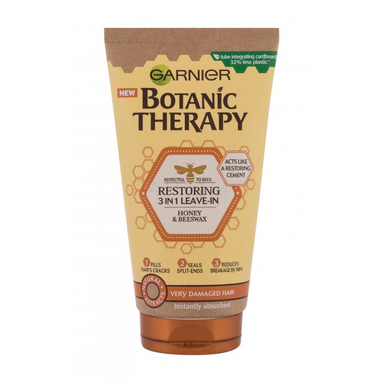 Garnier Botanic Therapy Honey &amp; Beeswax 3in1 Leave-In Öblítést nem igénylő hajápoló nőknek 150 ml
