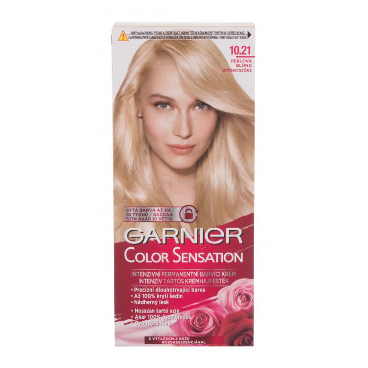 Garnier Color Sensation Hajfesték nőknek 40 ml Változat 10,21 Pearl Blond