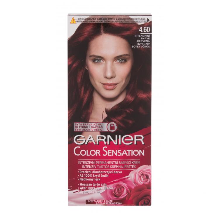 Garnier Color Sensation Hajfesték nőknek 40 ml Változat 4,60 Intense Dark Red