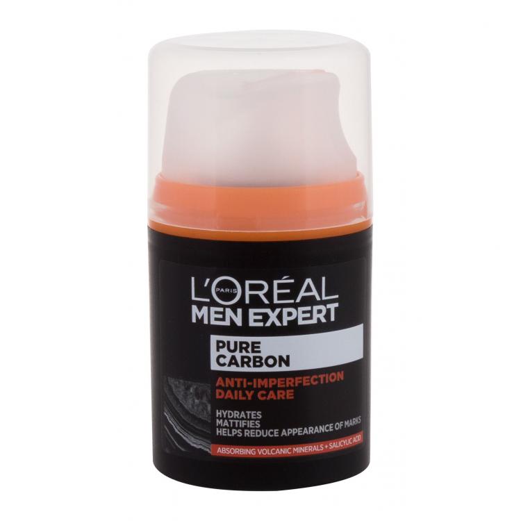 L&#039;Oréal Paris Men Expert Pure Carbon Anti-Imperfection Daily Care Nappali arckrém férfiaknak 50 ml