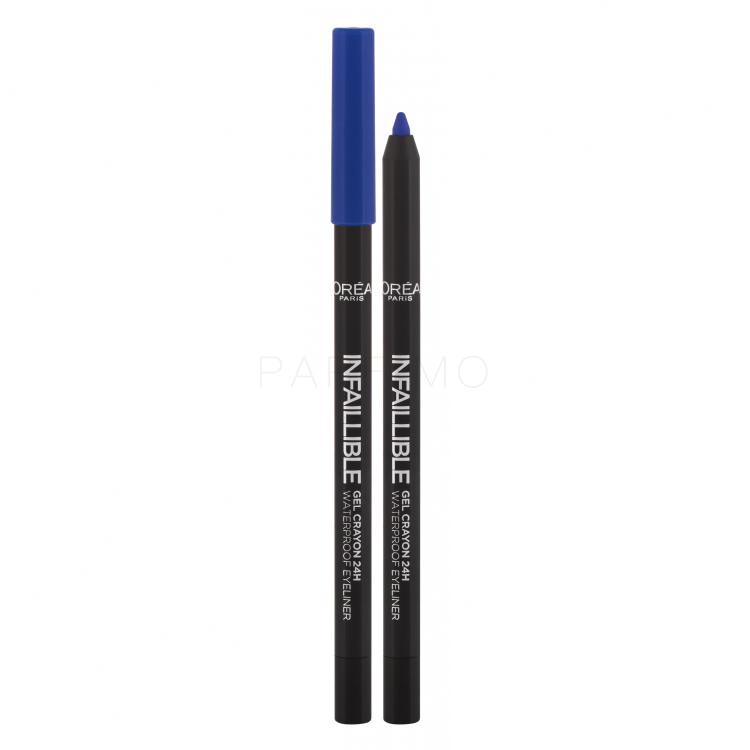 L&#039;Oréal Paris Infaillible Gel Crayon Waterproof Eyeliner Szemceruza nőknek 1,2 g Változat 010 I´ve Got The Blue