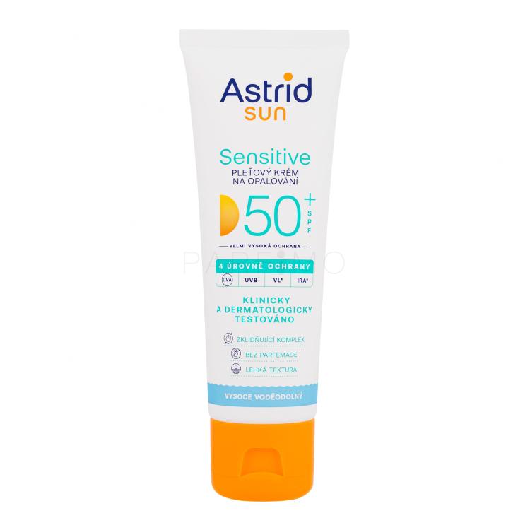 Astrid Sun Sensitive Face Cream SPF50+ Fényvédő készítmény arcra 50 ml